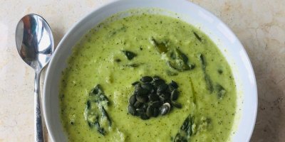 Зеленый кето-суп